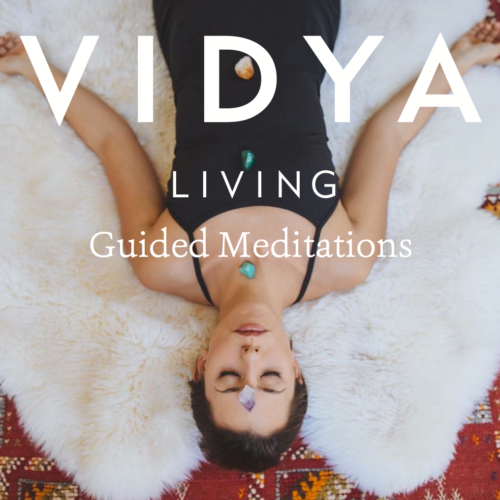Vidya Living Guided Meditations Cover Art